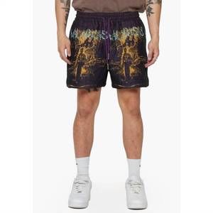 NEW VALABASAS ghost hand tapestry short in purple